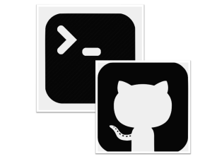 Unix and GitHub logos representing Computer Science and Systems Course